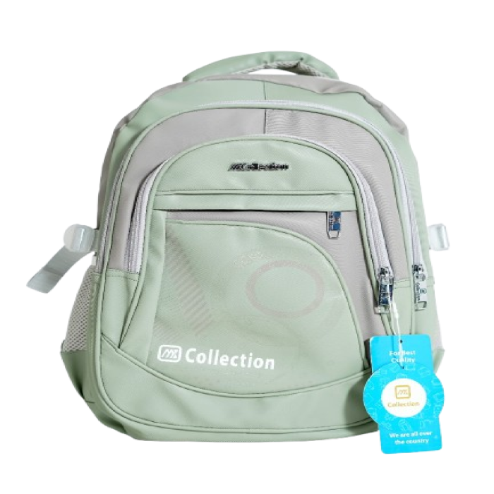 Unisex Waterproof School Backpack – Lightweight (Sage Green)