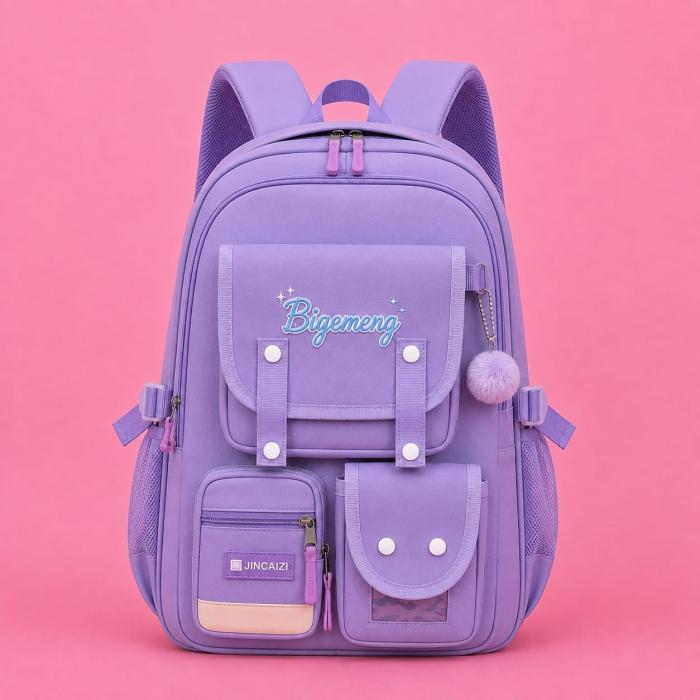 Lunara Premium Casual Backpack(purple)