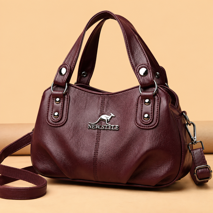 Premium 3-Layer  Handbag (Maroon)